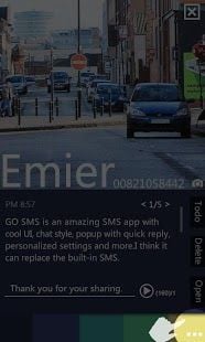 GO SMS Pro Tinct Popup ThemeEX截图3