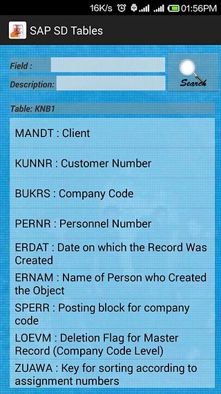 SAP SD Tables with Field...截图2