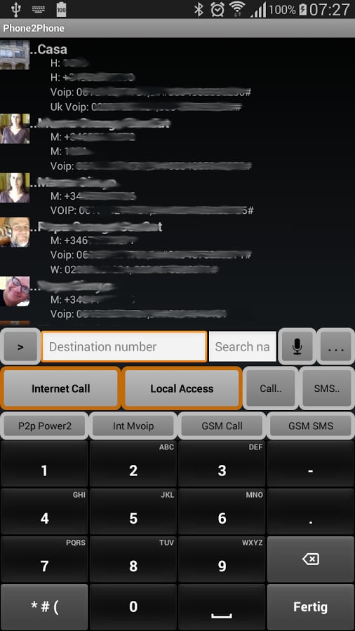 Phone2Phone Internet Calling截图6