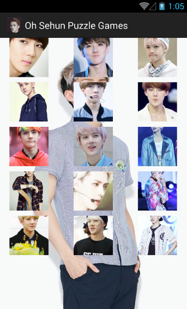 EXO Oh Sehun Puzzle Games截图4