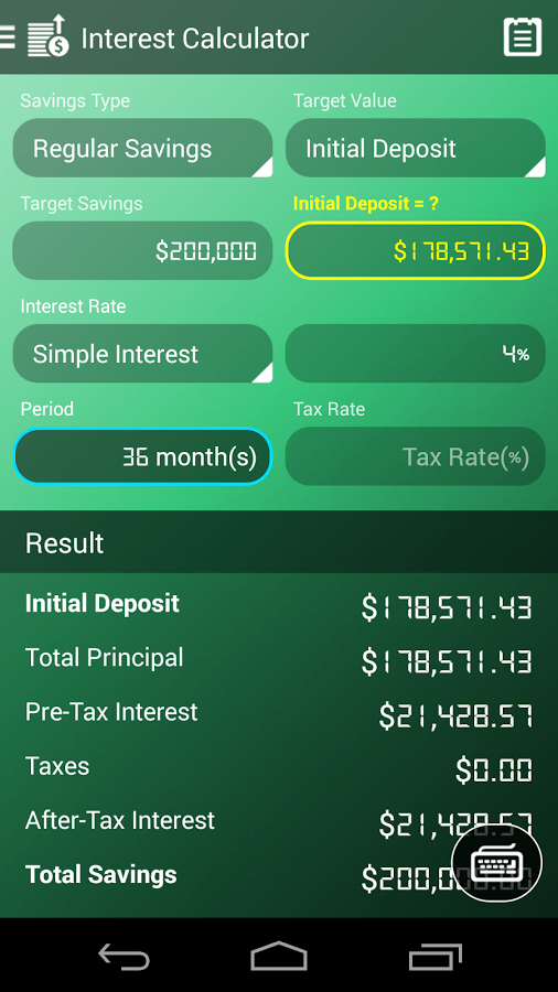 Interest Calculator截图6