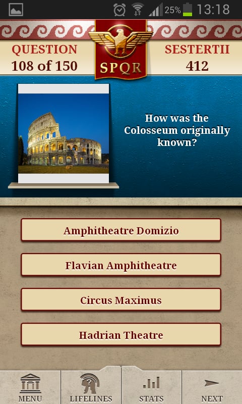 Quiz History of Rome Lit...截图5