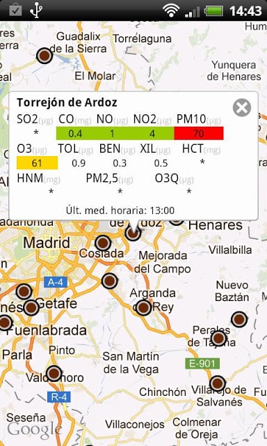 Madrid Contaminaci&oacute;n截图1