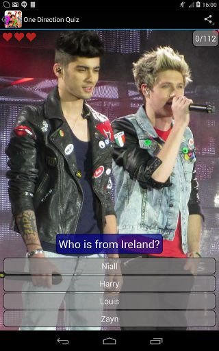 One Direction Quiz Game截图2