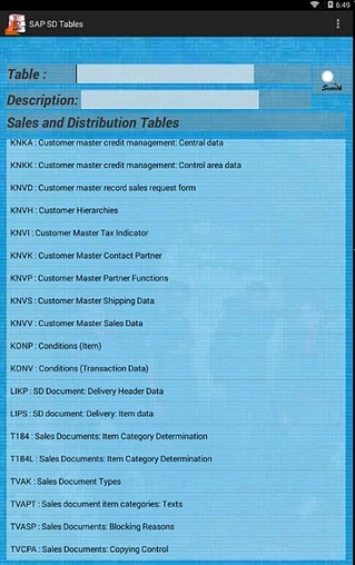 SAP SD Tables with Field...截图6