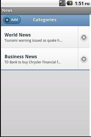 News Application截图2