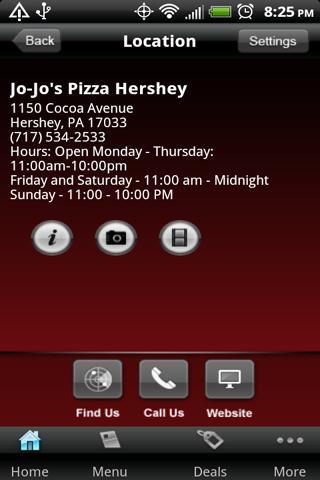 Jo-Jo's Pizza Hershey截图3