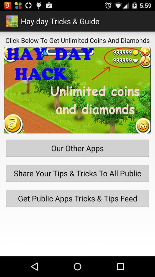 Hay Day!! Unlimited Tips...截图3