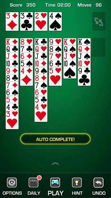 Spider Solitaire Game Theme截图4