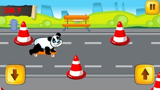 Skateboard Panda截图3