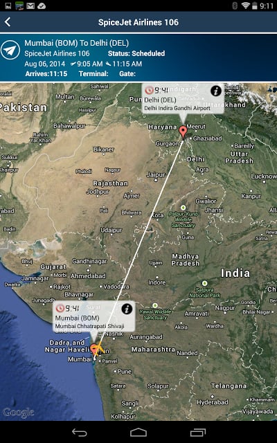 New Delhi Airport + Radar DEL截图1