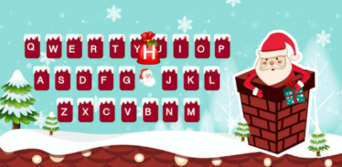 Christmas Gifts Keyboard Theme截图2