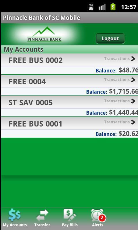 Pinnacle Bank of SC Mobile截图2