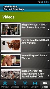 Barbell Abdominals Exercises截图1