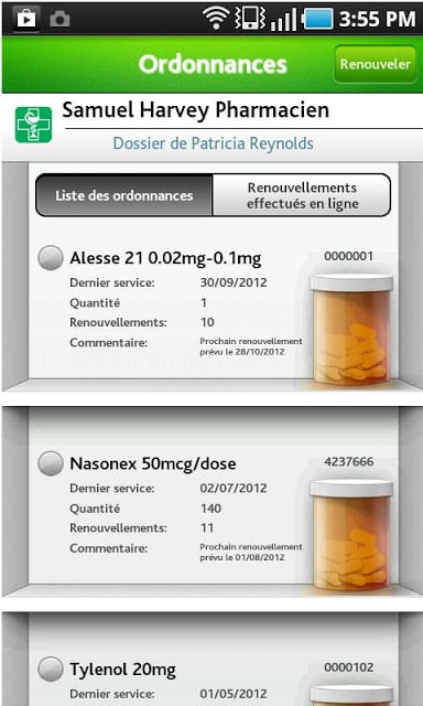 Espace pharma TELUS截图2