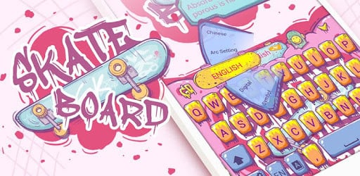 Skateboard GO Keyboard Theme截图2