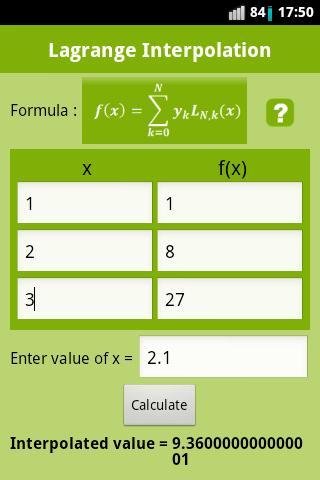 Interpolation Extrapolation截图1