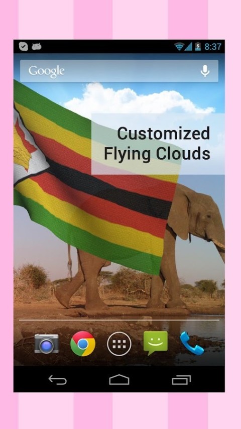 3d Zimbabwe Flag截图2