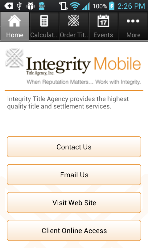 Integrity Title截图1