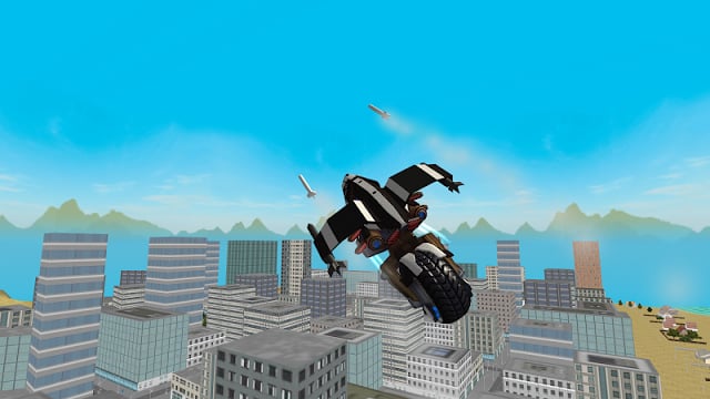 Flying Police Motorcycle Rider截图3