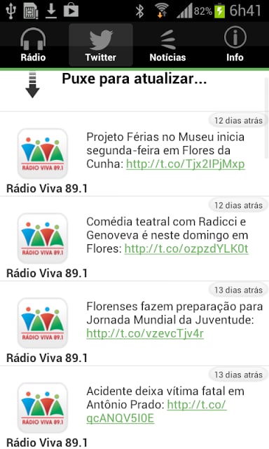 R&aacute;dio Viva 89.1截图1