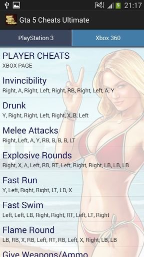 Gta 5 Cheats Ultimate截图1