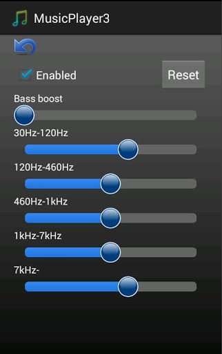 Music Player + Equalizer截图1