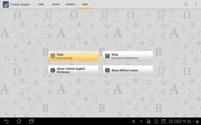 Turkish&lt;&gt;English Dictionary截图1