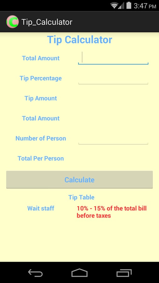 Tip Calculators截图2
