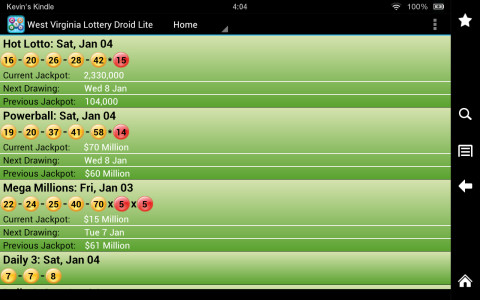 Missouri Lottery Droid Lite截图2