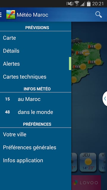 M&eacute;t&eacute;o Maroc截图2