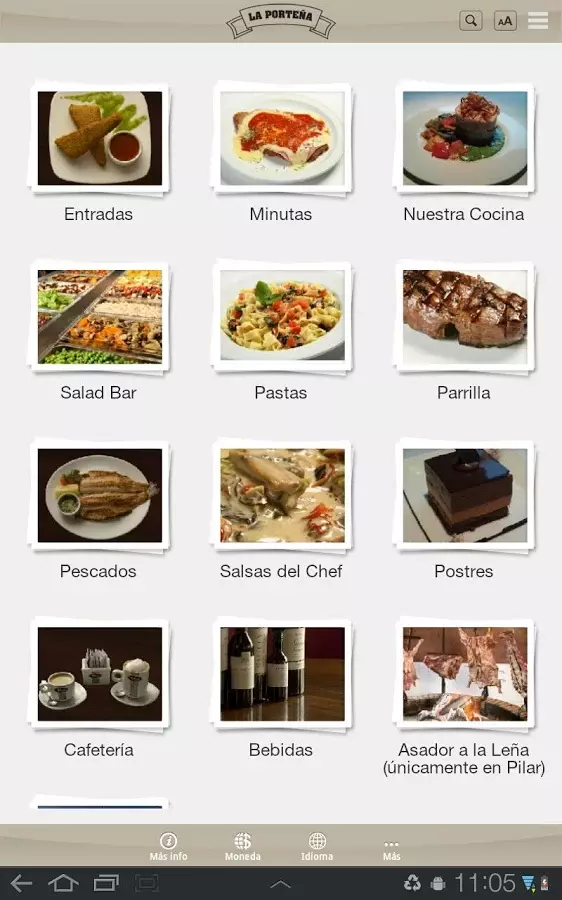 Restaurante La Porteña Tablet截图3