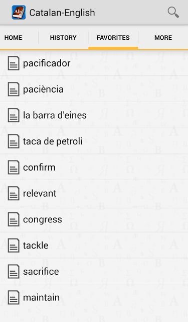 Catalan&lt;&gt;English Dictionary截图2