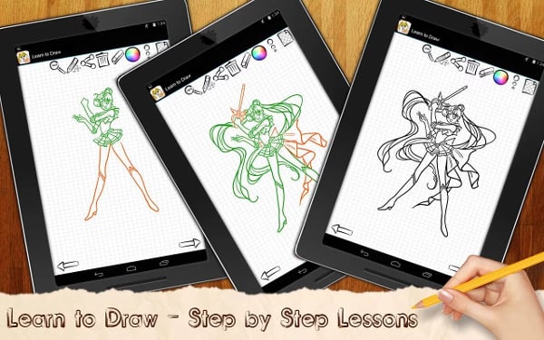 Learn to Draw Sailor Moo...截图4