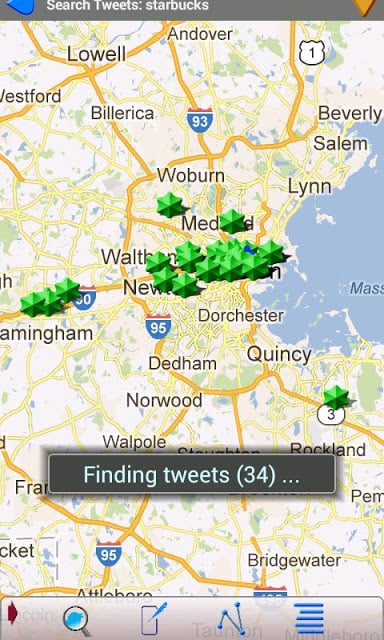 Tweets On A Map (Twitter)截图2