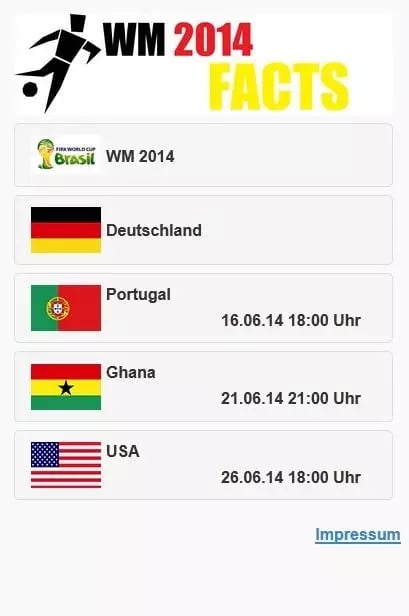 WM 2014 FACTS截图2