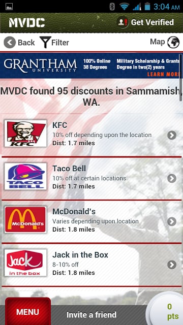 MVDC Military &amp; Vet Discounts截图3