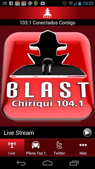 Blast Radio Chiriqu&iacute; 104...截图3