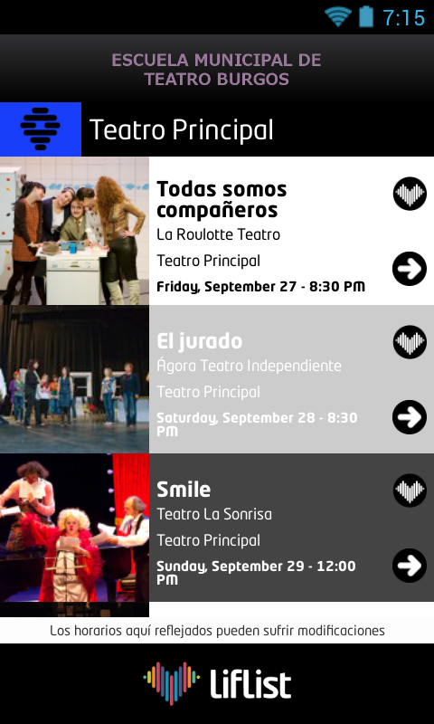 Festival Escuela Teatro Burgos截图8