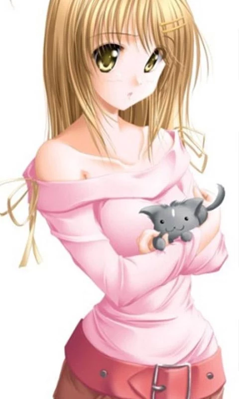 Cute Girl ANIME PUZZLE截图5