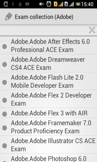 Exam collection (Adobe)截图1