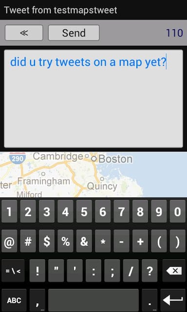 Tweets On A Map (Twitter)截图1