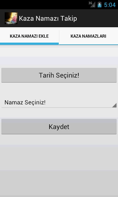 Kaza Namazı Takip截图3