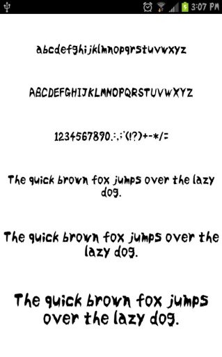 Horror Pack for FlipFont® free截图6