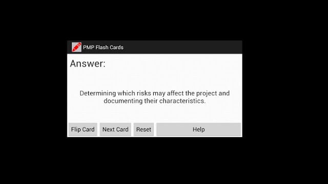 PMP Flash Cards截图2