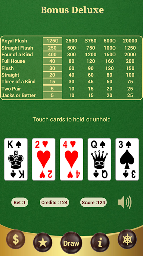 Bonus Deluxe Poker截图4