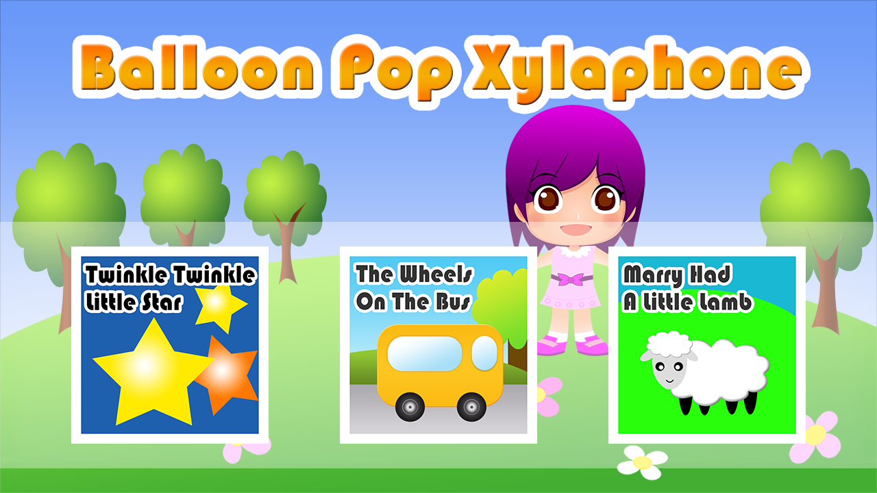 Balloon Pop Xylophone Free截图1