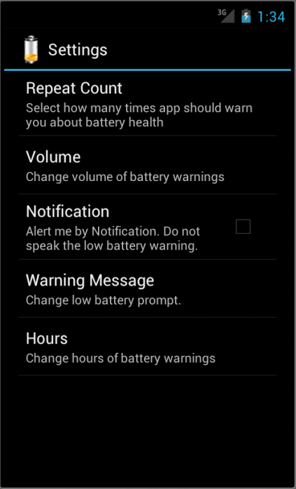 Talking Battery Lite截图2