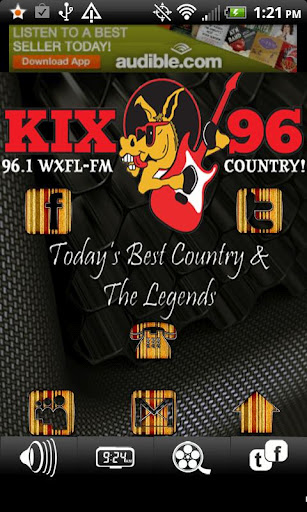 WXFL FM Kix 96 Country Radio截图3