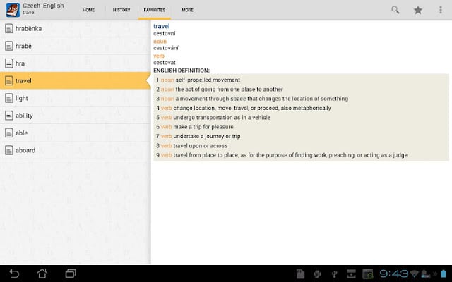 Czech&lt;&gt;English Dictionary截图6